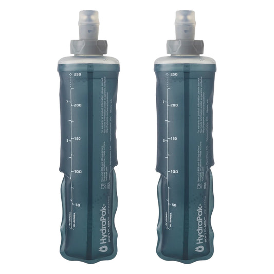 2 × Soft Flasks Salomon 250 ml, 2er-Set in Grau