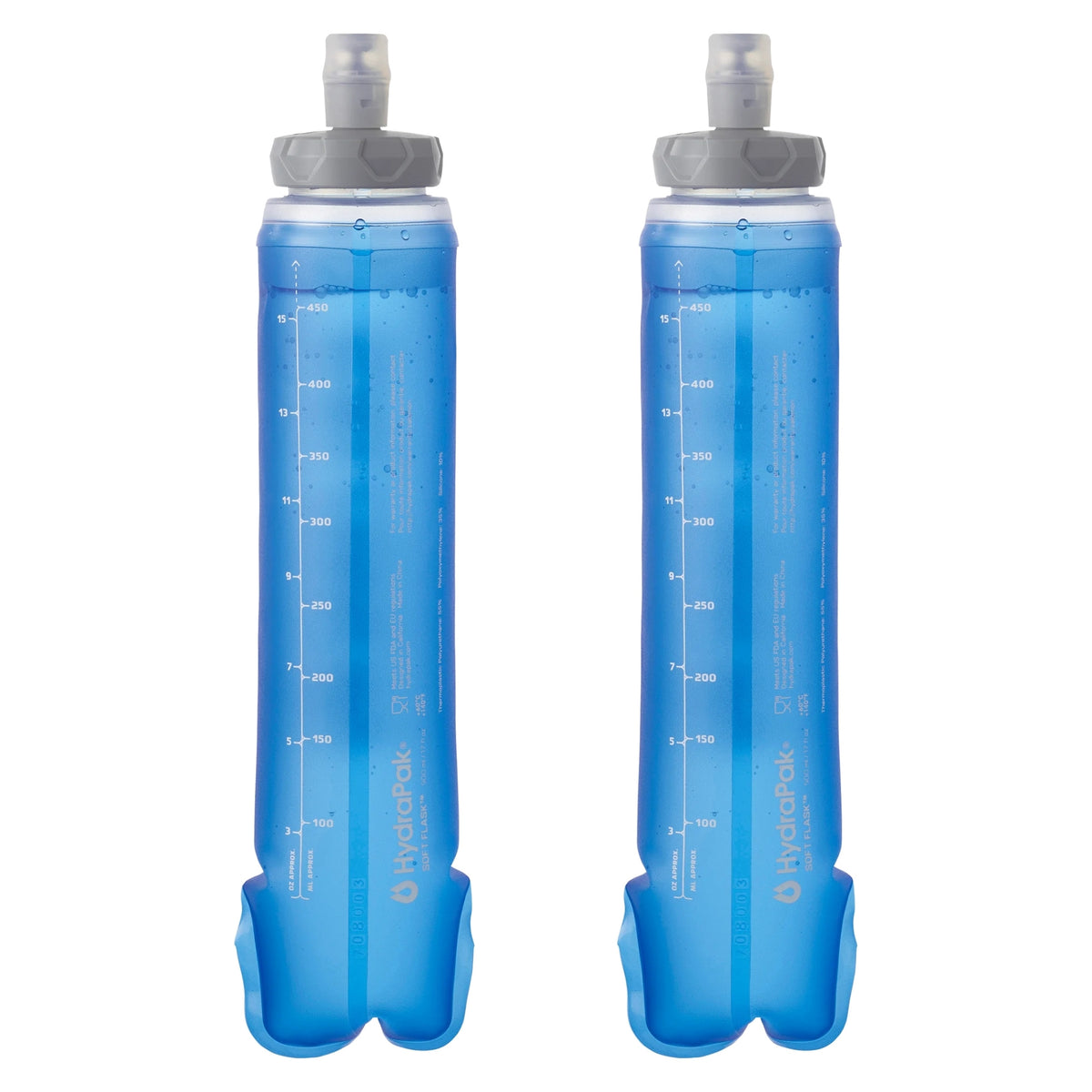 2 × Soft Flasks Salomon 500 ml 42 mm, 2er-Set in Blau