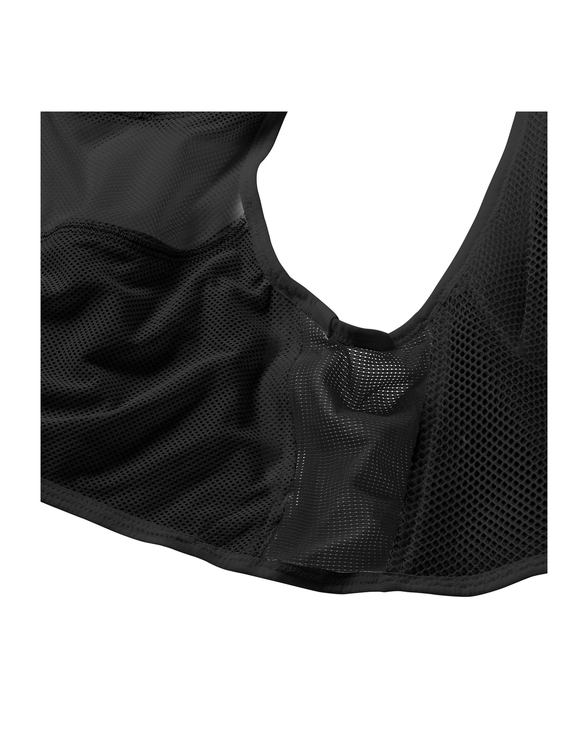 Salomon S/LAB Pulsar 3 Schwarz Trinkweste, Detail des Anpassungssystems