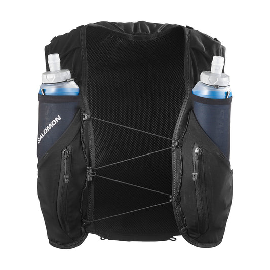 Salomon ADV Skin 12 Schwarz Trinkweste, Vorderansicht