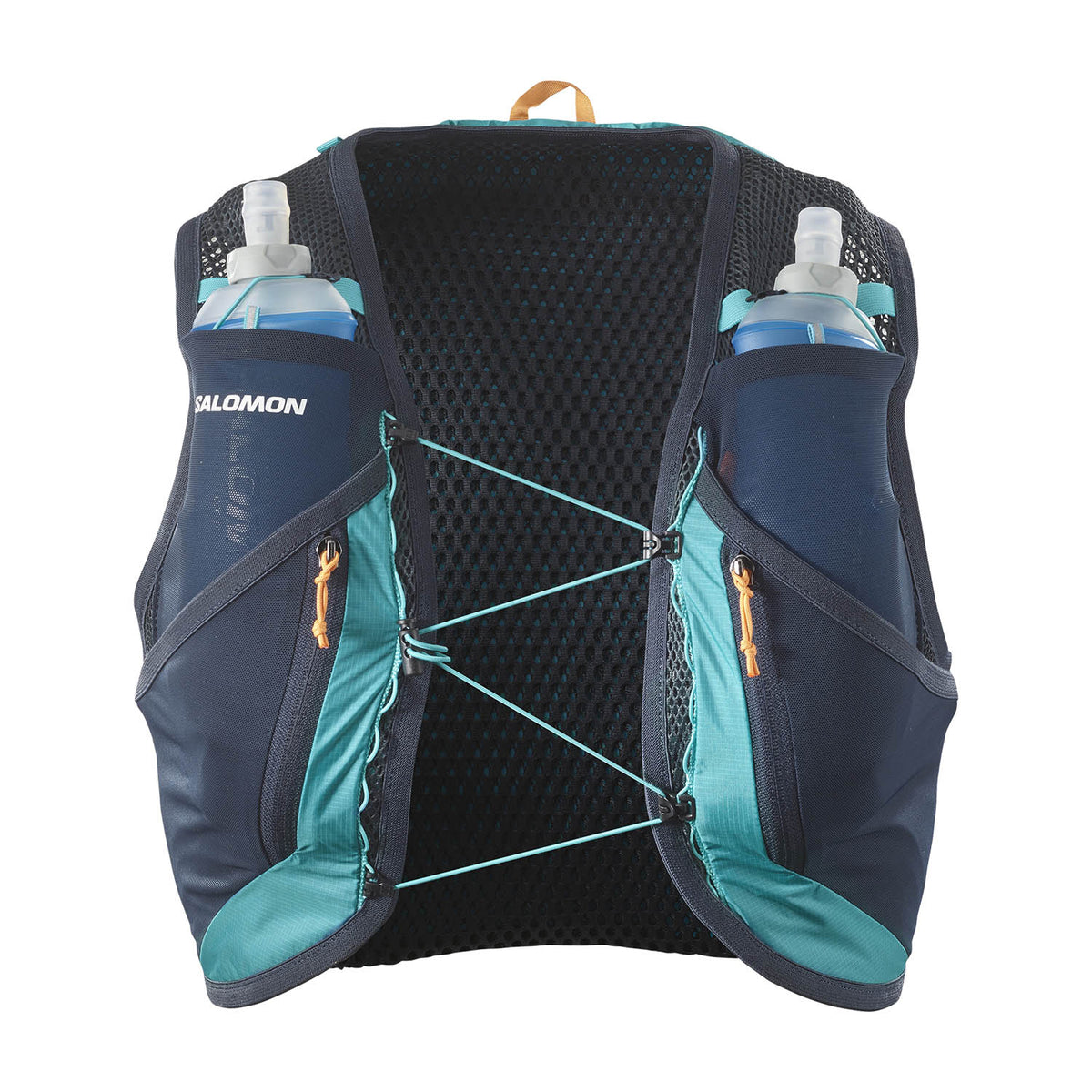 Salomon Active Skin 12 Türkis Trinkweste, Seitendetail