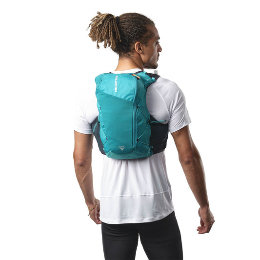 Salomon Active Skin 12 Türkis Trinkweste, Vorderansicht