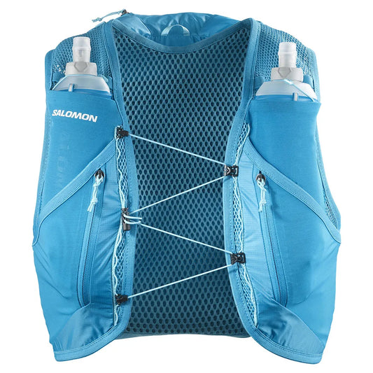 Salomon Active Skin 12 Himmelblau Trinkweste, Vorderansicht