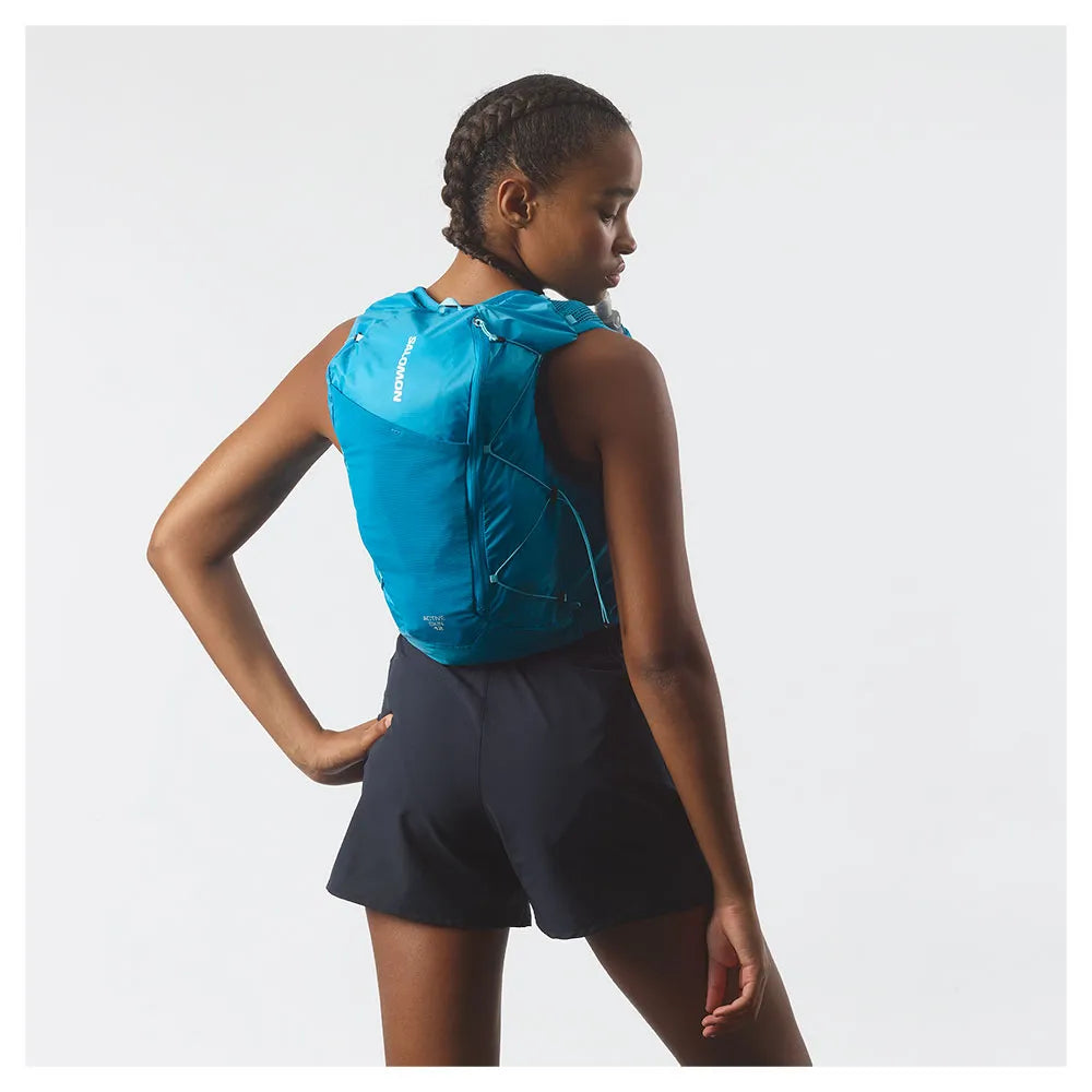 Salomon Active Skin 12 Himmelblau Trinkweste, Seitendetail