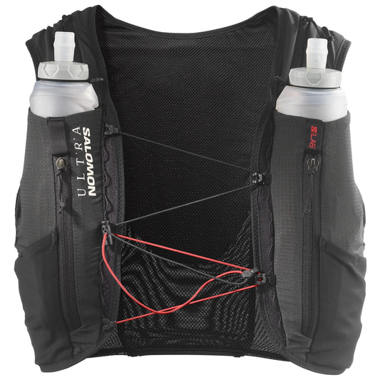 Salomon S/LAB Ultra 12 Schwarz Trinkweste, Vorderansicht