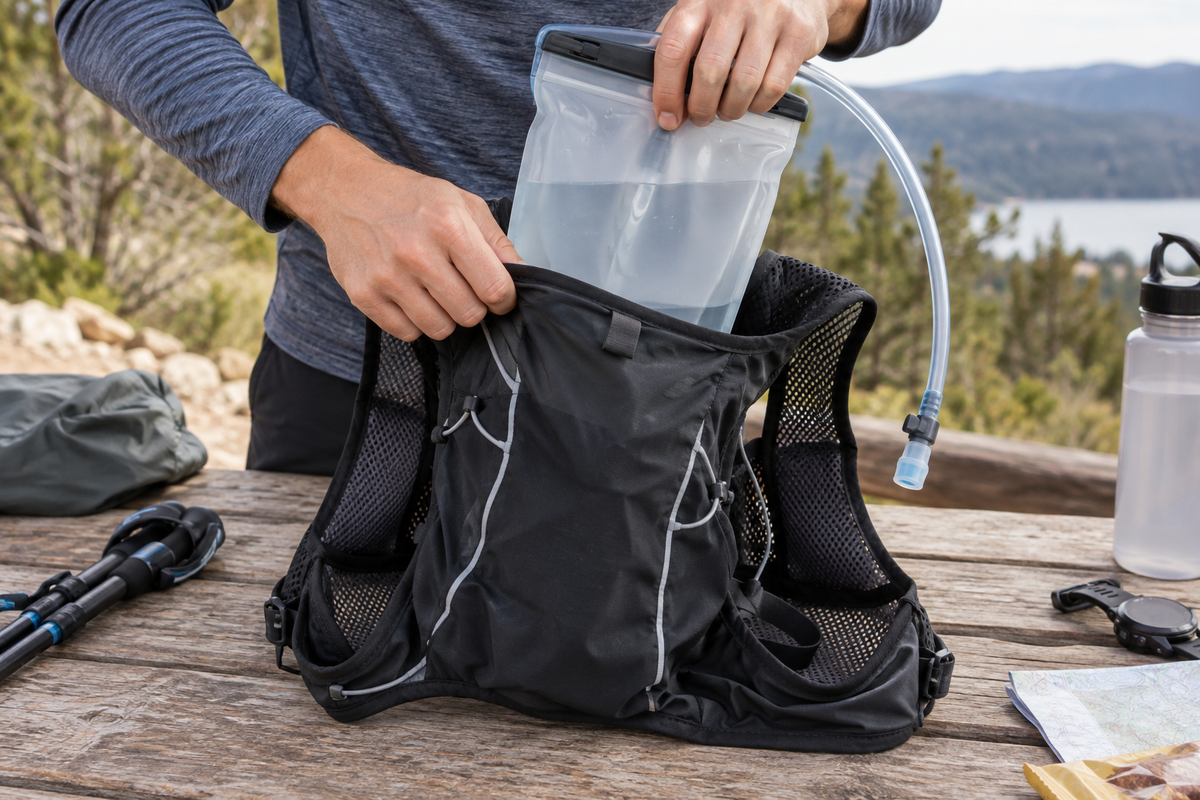 Wann ergänzt eine 1,5-Liter-Trinkblase deine Weste sinnvoll?