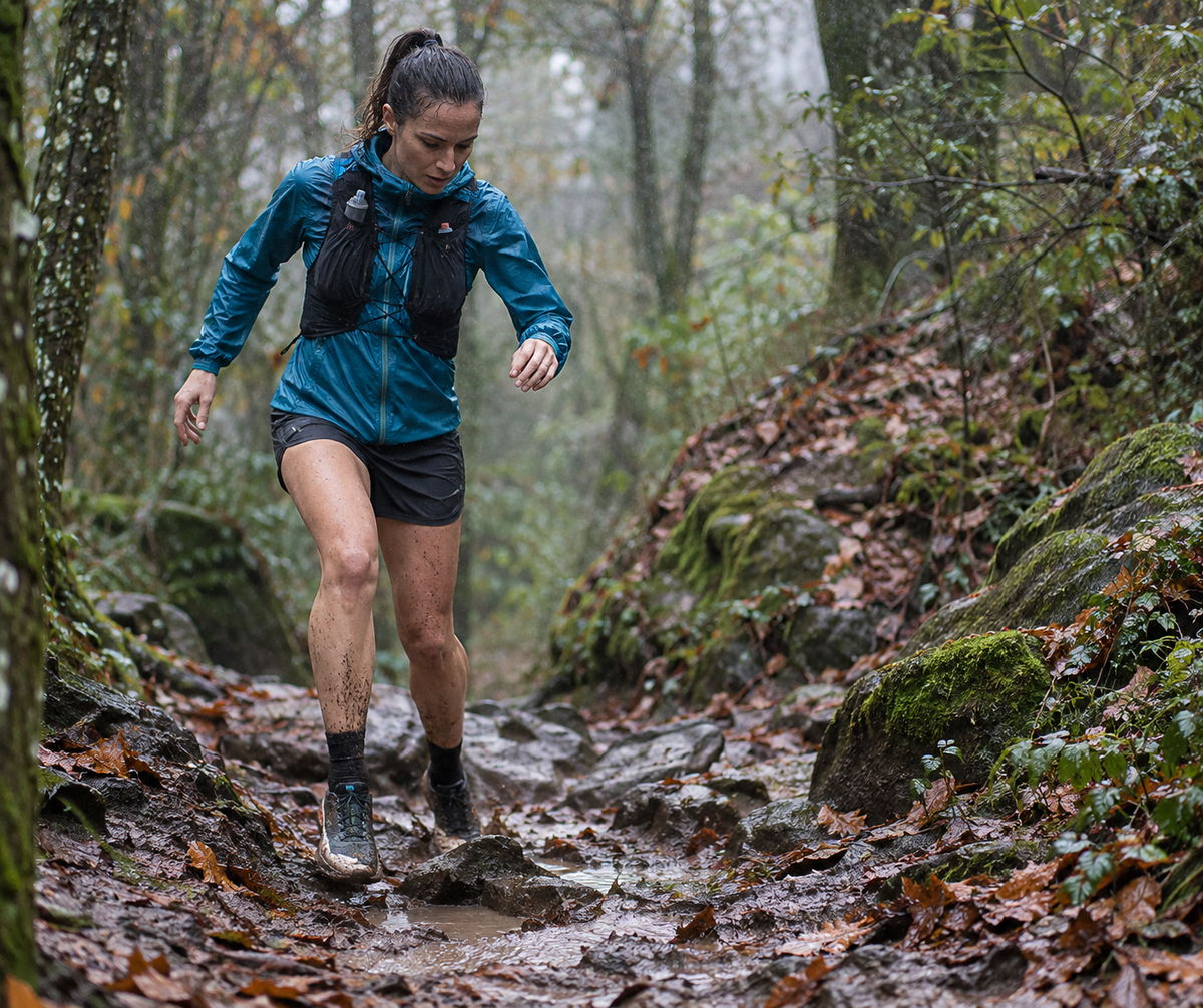 Trailrunning bei Matsch und Regen