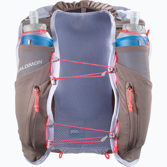 Salomon ADV Skin 12 Damen Braun/Grau Trinkweste, Vorderansicht