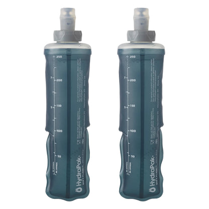 2 × Soft Flasks Salomon 250 ml, 2er-Set in Grau