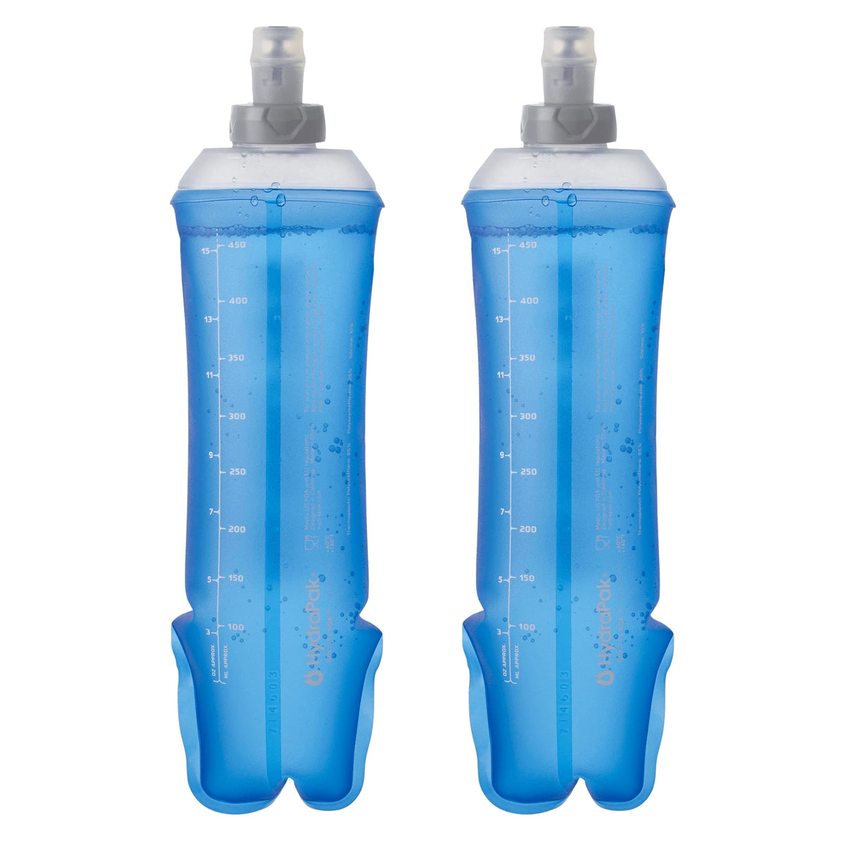 2 × Soft Flasks Salomon 500 ml 28 mm, 2er-Set in Blau