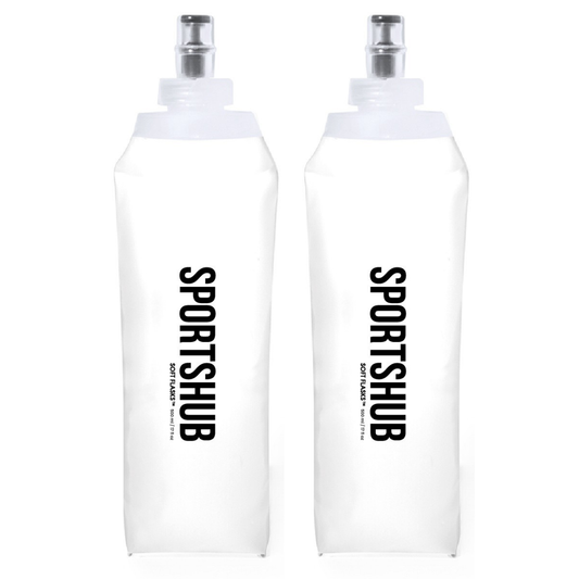 2 × Soft Flasks SportsHub 500 ml, pack de dos unidades, Gesamtansicht