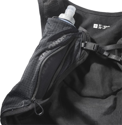 Salomon Pulse 2 Schwarz Laufgürtel, Rückansicht