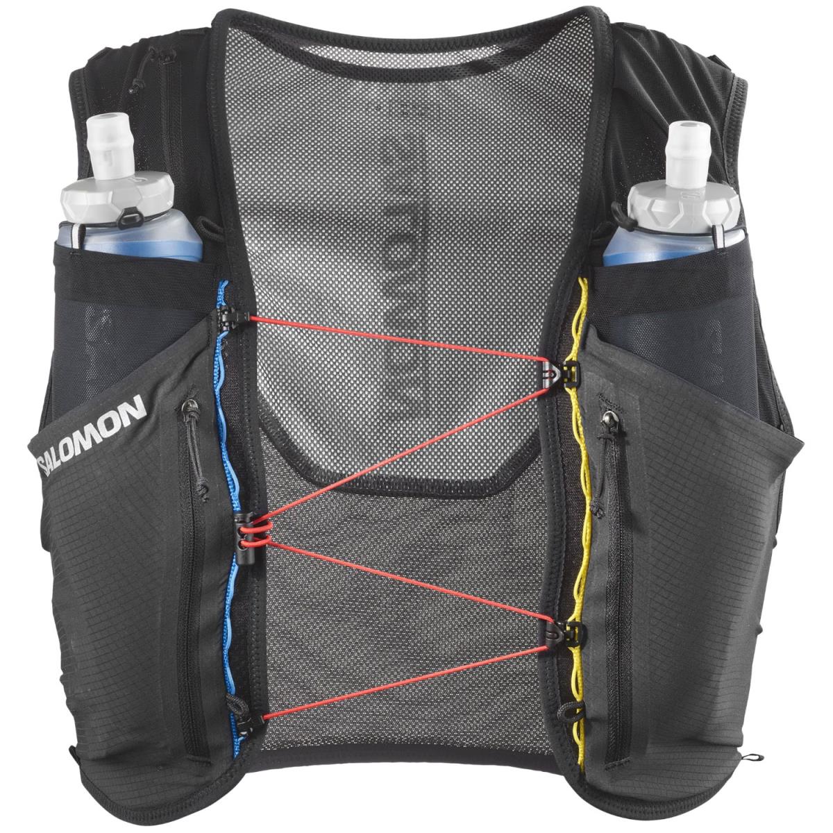 Salomon Sense Pro 6 Weiß/Schwarz Trinkweste, Vorderansicht