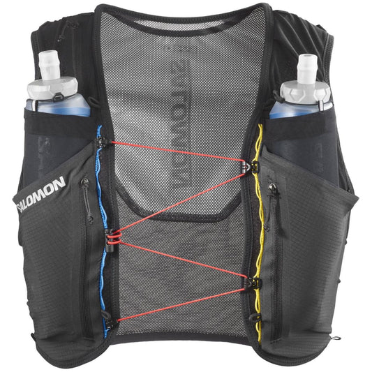 Salomon Sense Pro 6 Weiß/Schwarz Trinkweste, Vorderansicht