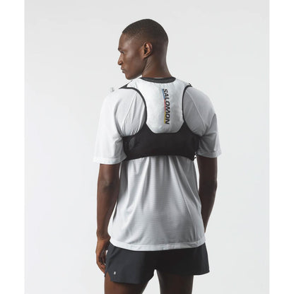 Salomon Sense Pro 6 Weiß/Schwarz Trinkweste, Rückansicht