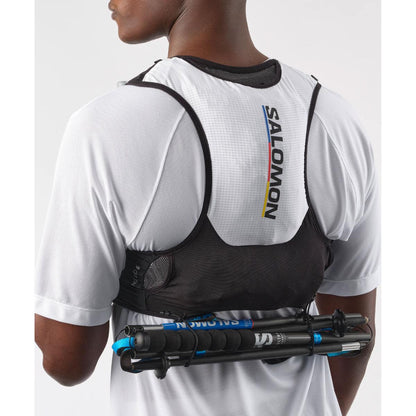 Salomon Sense Pro 6 Weiß/Schwarz Trinkweste, Seitendetail