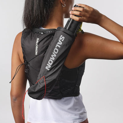 Salomon Active Skin 4 Damen Schwarz Trinkweste, Taschenaufteilung