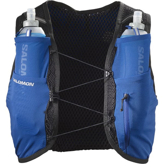 Salomon Active Skin 8 Dunkelblau Trinkweste, Vorderansicht