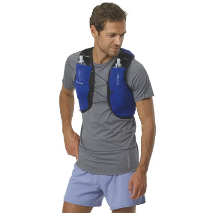 Salomon Active Skin 8 Dunkelblau Trinkweste, Seitendetail