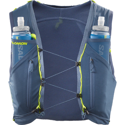 Salomon ADV Skin 12 Steinblau Trinkweste, Rückansicht