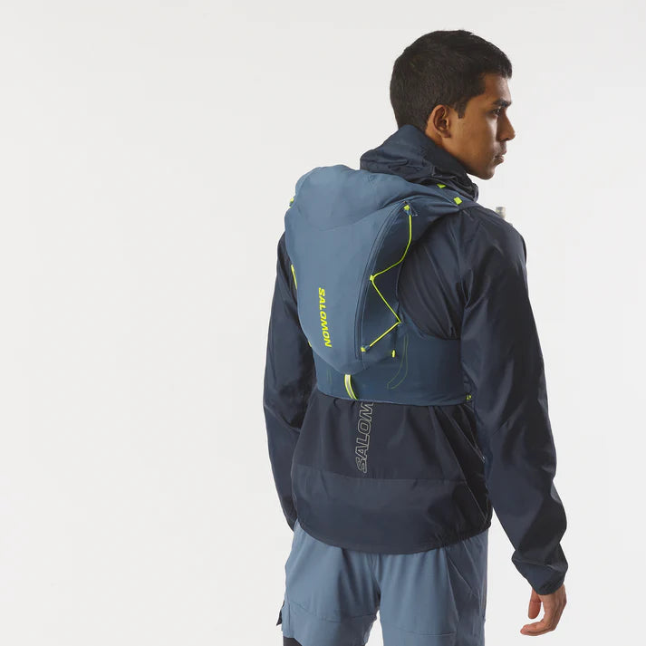 Salomon ADV Skin 12 Steinblau Trinkweste, Seitendetail