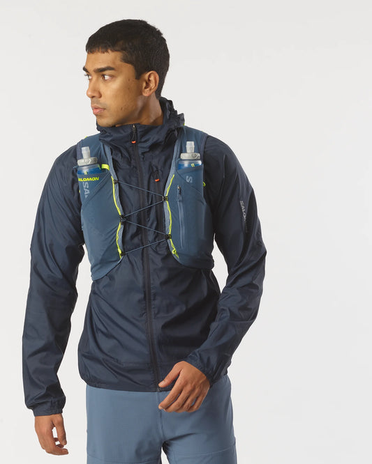 Salomon ADV Skin 5 Steinblau Trinkweste, Vorderansicht