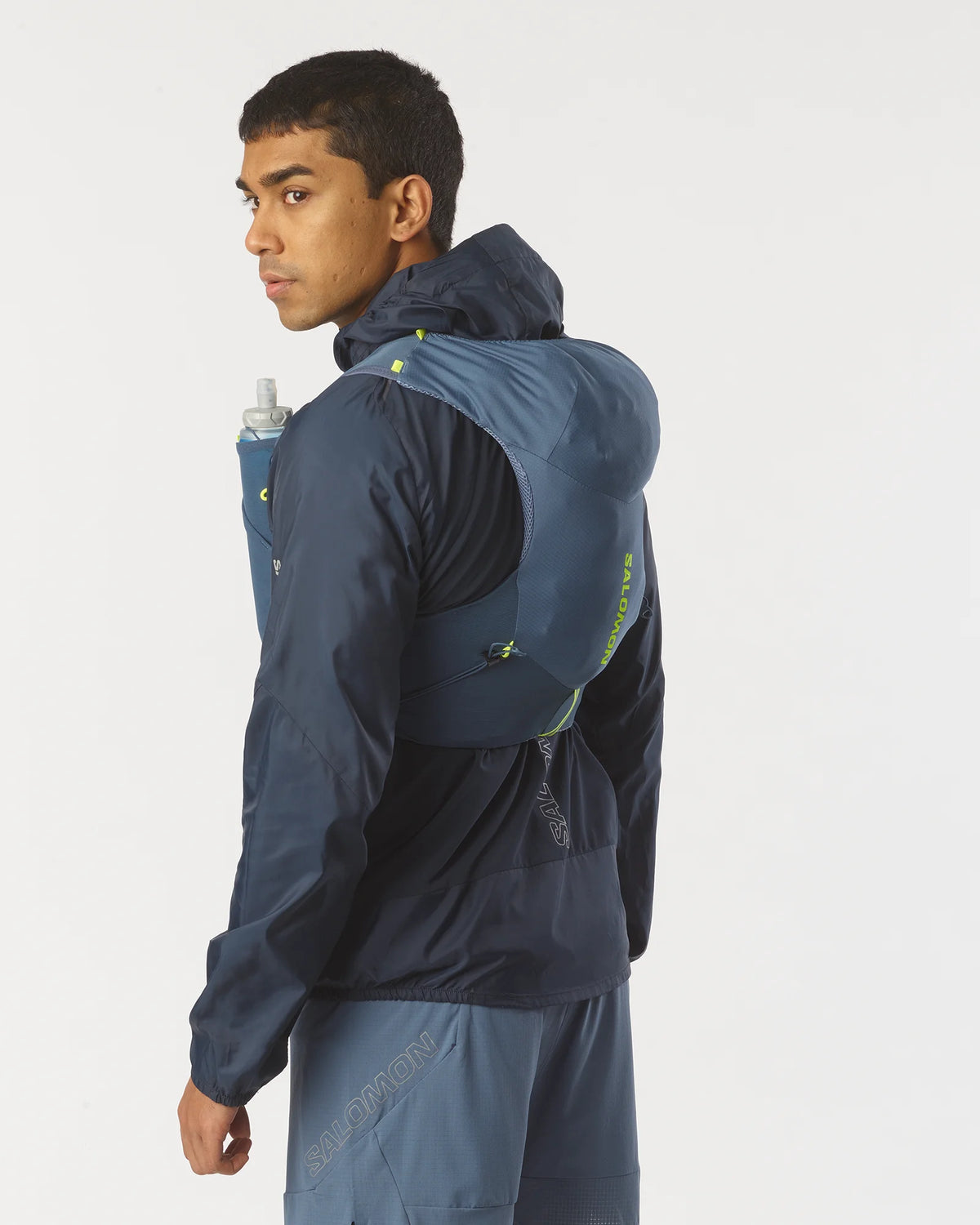 Salomon ADV Skin 5 Steinblau Trinkweste, Seitendetail