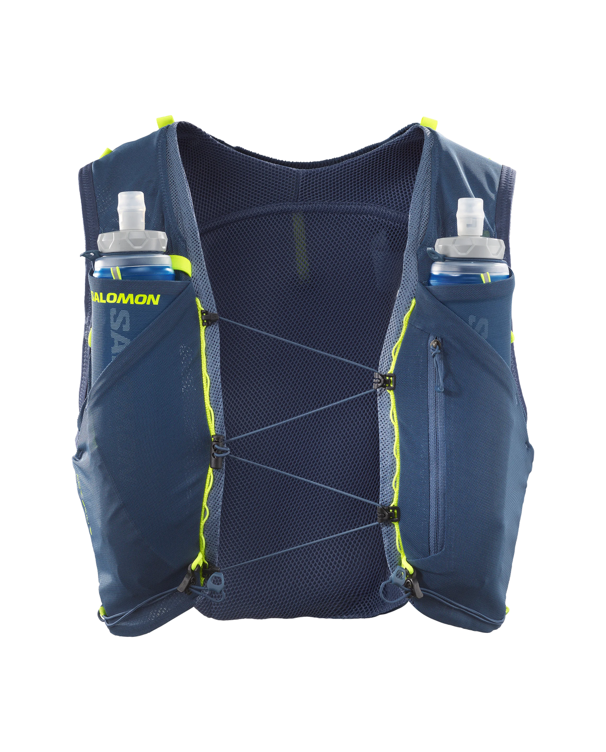 Salomon ADV Skin 5 Steinblau Trinkweste, Rückansicht