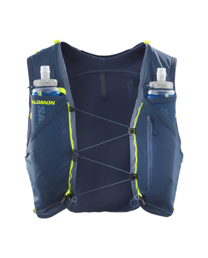 Salomon ADV Skin 5 Steinblau Trinkweste, Rückansicht