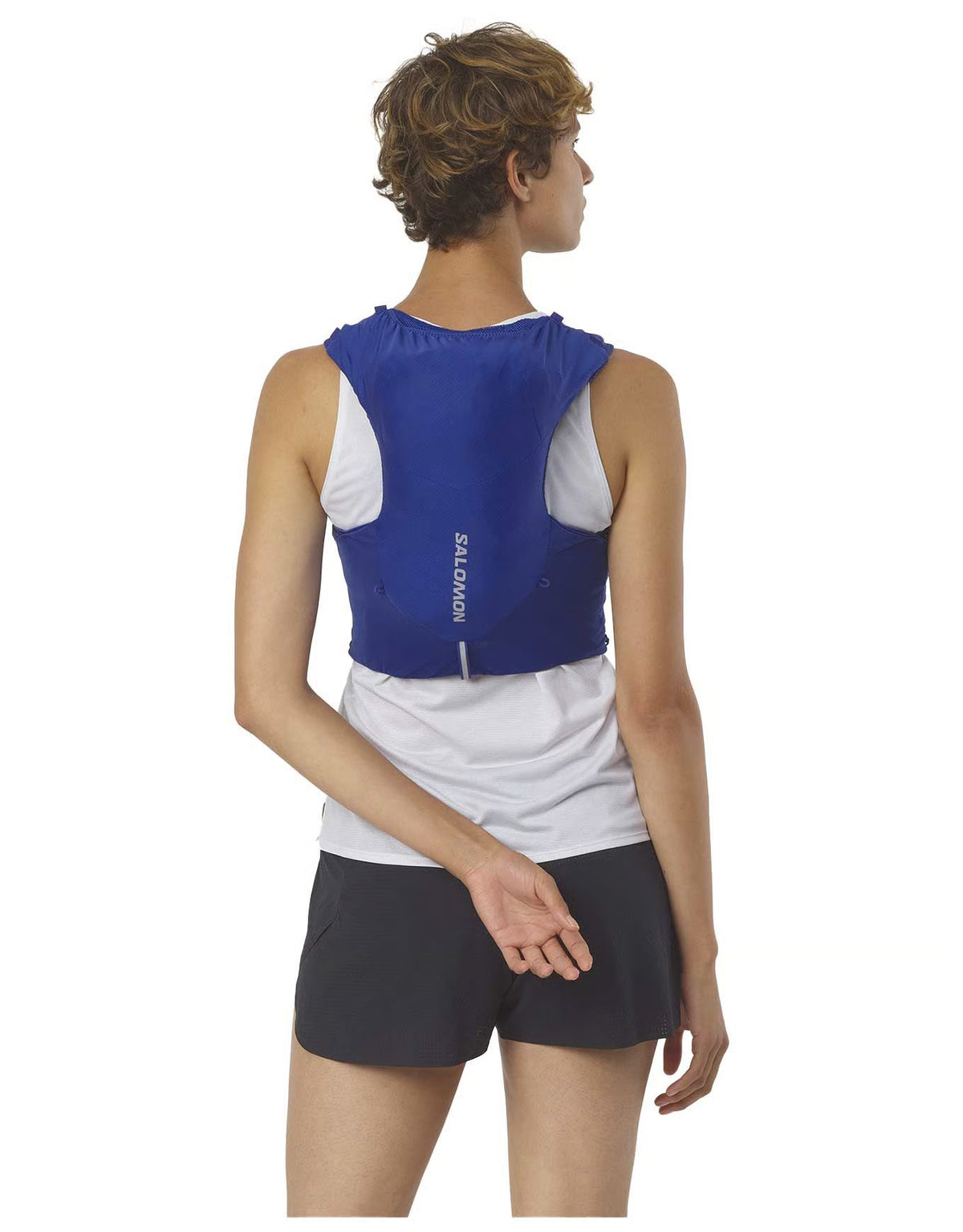 Salomon ADV Skin 5 Blau Trinkweste, Rückansicht