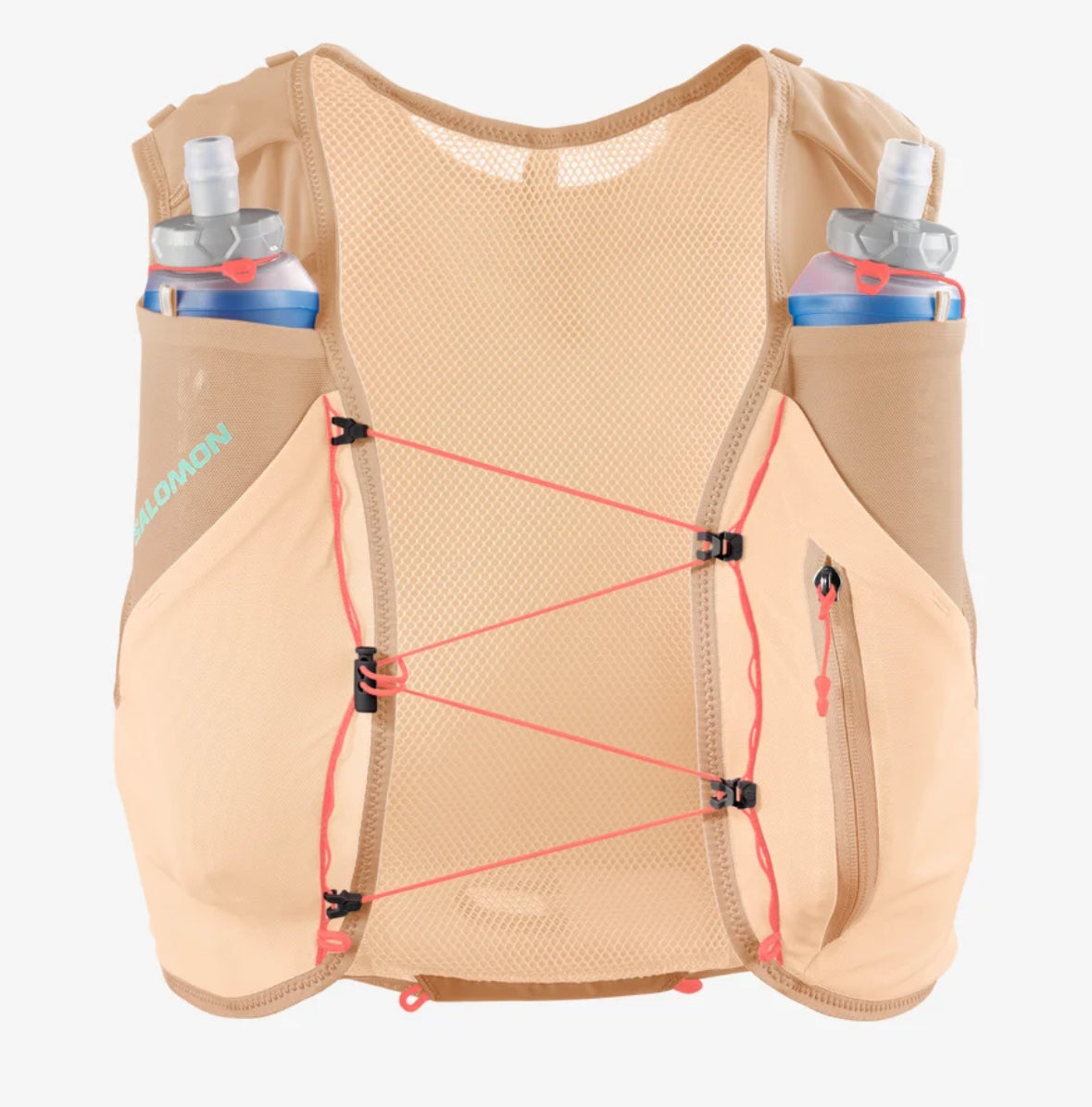 Salomon ADV Skin 5 Beige Trinkweste, Vorderansicht