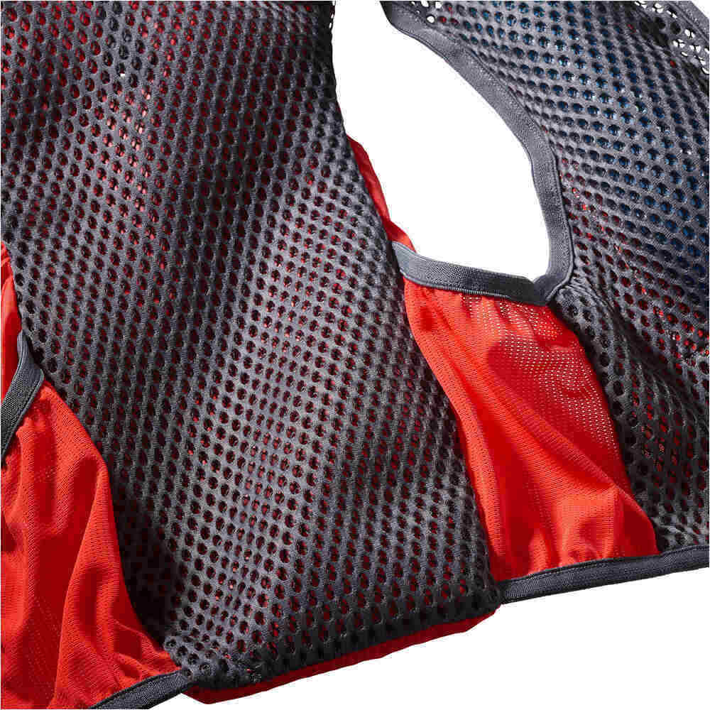 Salomon Active Skin 8 Rot/Grau Trinkweste, Seitendetail