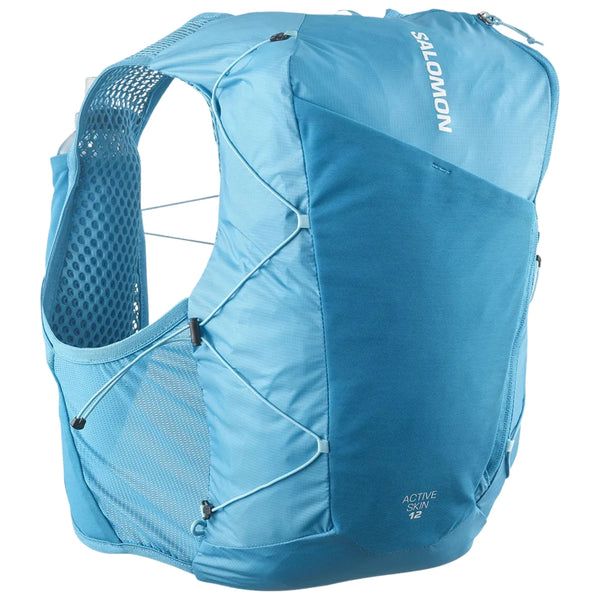 Salomon Active Skin 12 Himmelblau Trinkweste, Gesamtansicht