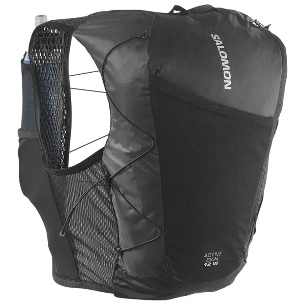 Salomon Active Skin 12 Damen Schwarz Trinkweste, Gesamtansicht