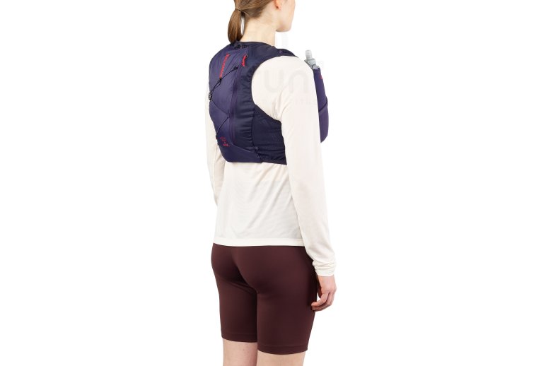 Salomon Active Skin 4 GRVL Violett Trinkweste, Rückansicht