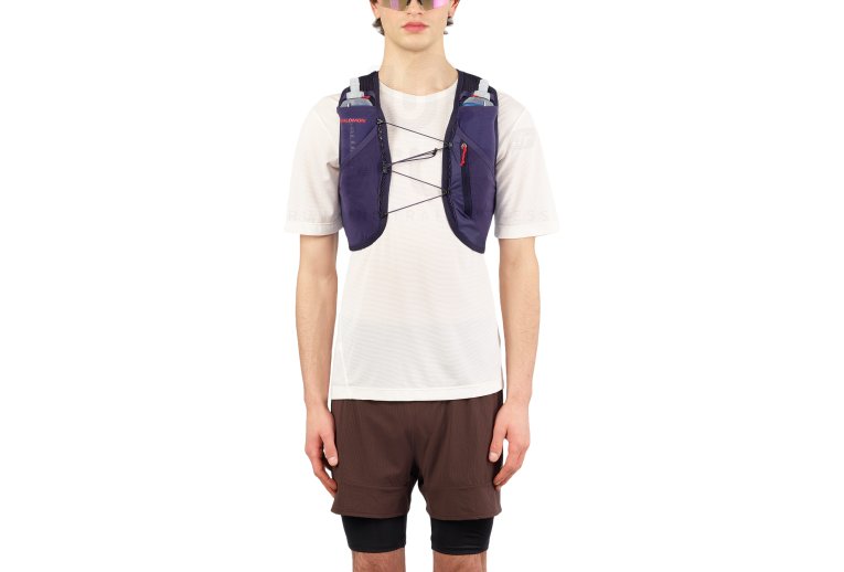 Salomon Active Skin 4 GRVL Violett Trinkweste, Seitendetail