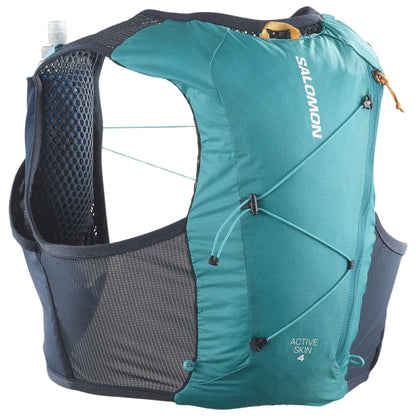 Salomon Active Skin 4 Türkis Trinkweste, Gesamtansicht