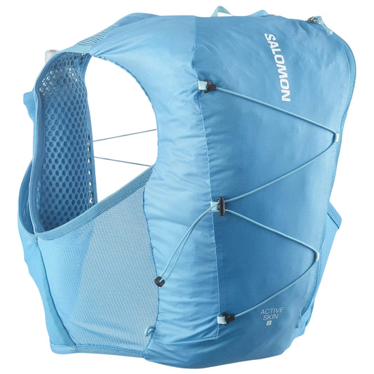 Salomon Active Skin 8 Himmelblau Trinkweste, Gesamtansicht