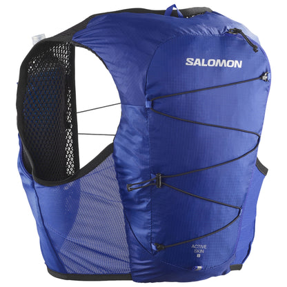 Salomon Active Skin 8 Dunkelblau Trinkweste, Gesamtansicht