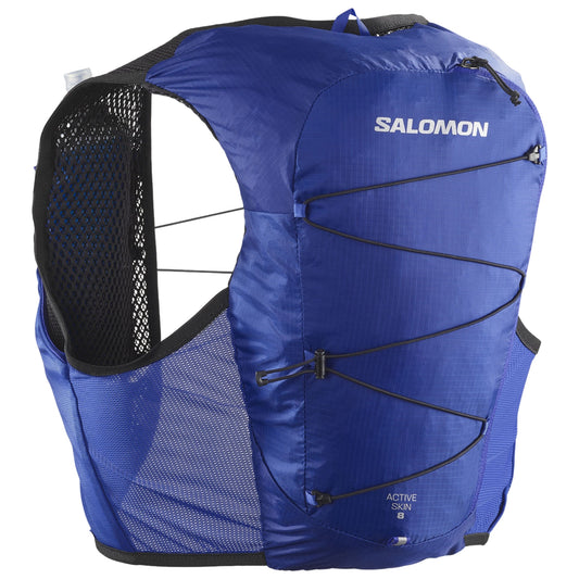 Salomon Active Skin 8 Dunkelblau Trinkweste, Gesamtansicht