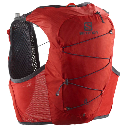 Salomon Active Skin 8 Rot/Grau Trinkweste, Gesamtansicht