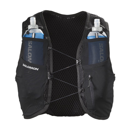 Salomon Active Skin 8 Schwarz Trinkweste, Vorderansicht
