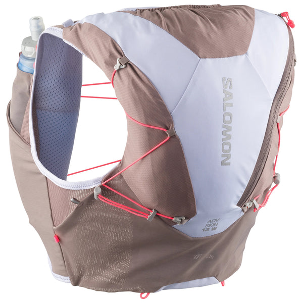 Salomon ADV Skin 12 Damen Braun/Grau Trinkweste, Gesamtansicht