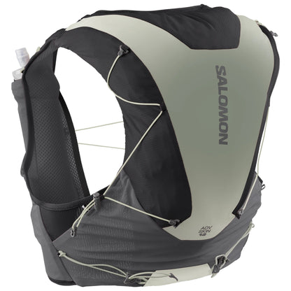 Salomon ADV Skin 12 Schwarz/Grau Trinkweste, Gesamtansicht