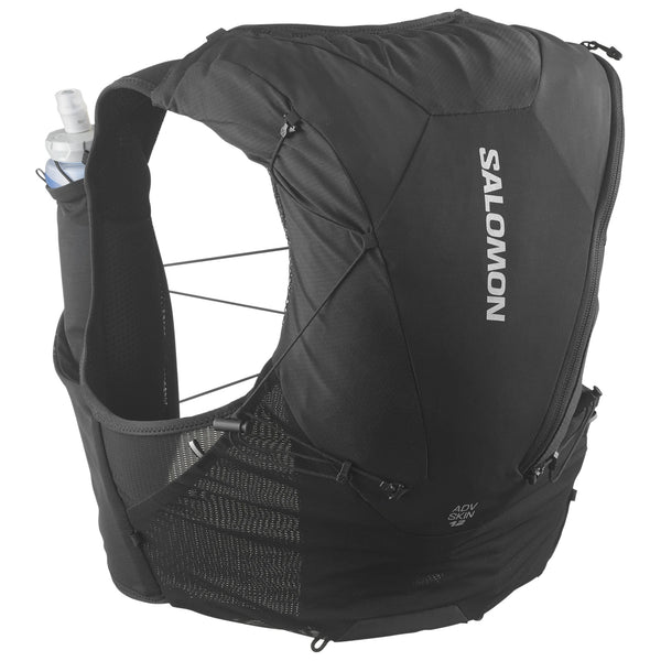Salomon ADV Skin 12 Schwarz Trinkweste, Gesamtansicht