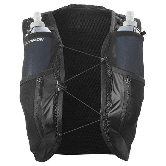 Salomon Active Skin 12 Damen Schwarz Trinkweste, Vorderansicht