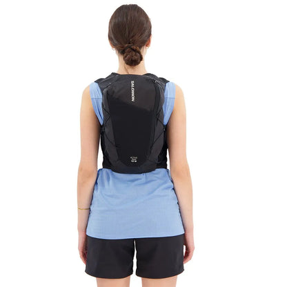 Salomon Active Skin 12 Damen Schwarz Trinkweste, Seitendetail