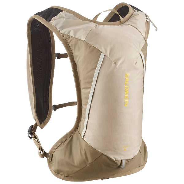 Salomon Cross 4 Trailrunning-Rucksack in Beige, Gesamtansicht