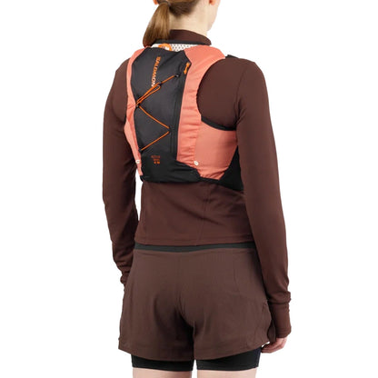 Salomon Active Skin 4 Damen Rosa/Schwarz Trinkweste, Rückansicht
