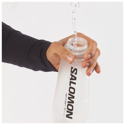 2 × Soft Flasks Salomon S/LAB Ultra 500 ml 42 mm, Detail des Verschlusssystems